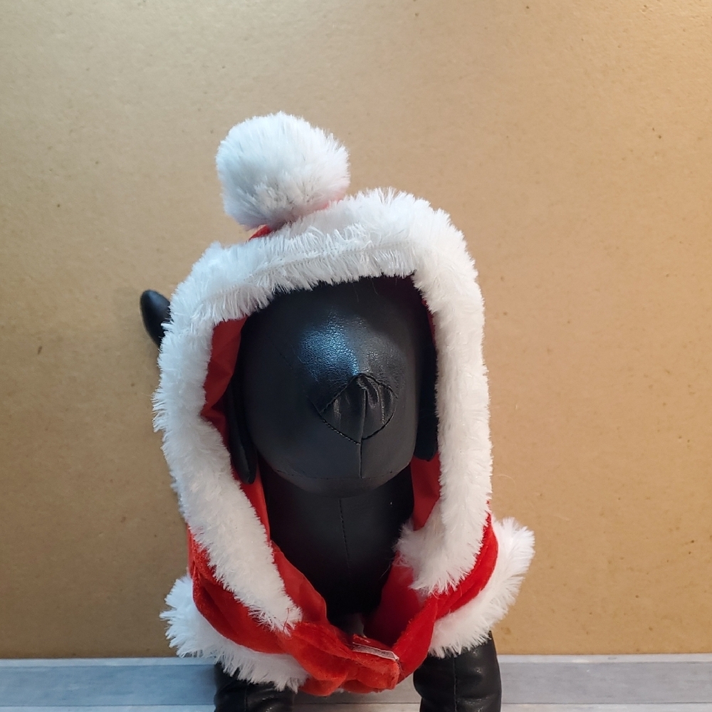 Spot on Dog Hooded Santa Christmas Costume Size Medium